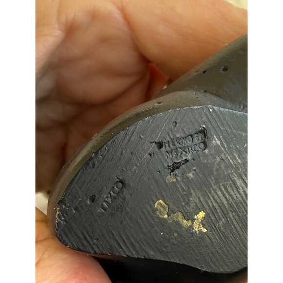 Vintage MCM Taxco Mexico Metal Seal with Ball Sculpture Figurine - Picture 11 of 11